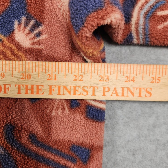 Patagonia Synchilla Fleece Jacket XL Brown Pink Canyon Block Big Sisu Pullover - Picture 12 of 12